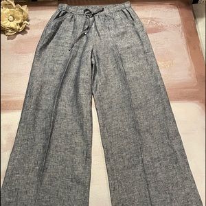 Sophie Max 💯% linen wide leg pant